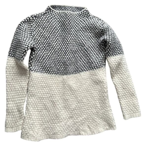 Pendleton Women's Textured Funnel Neck Wool Pullover Sweater Size S - Picture 1 of 4